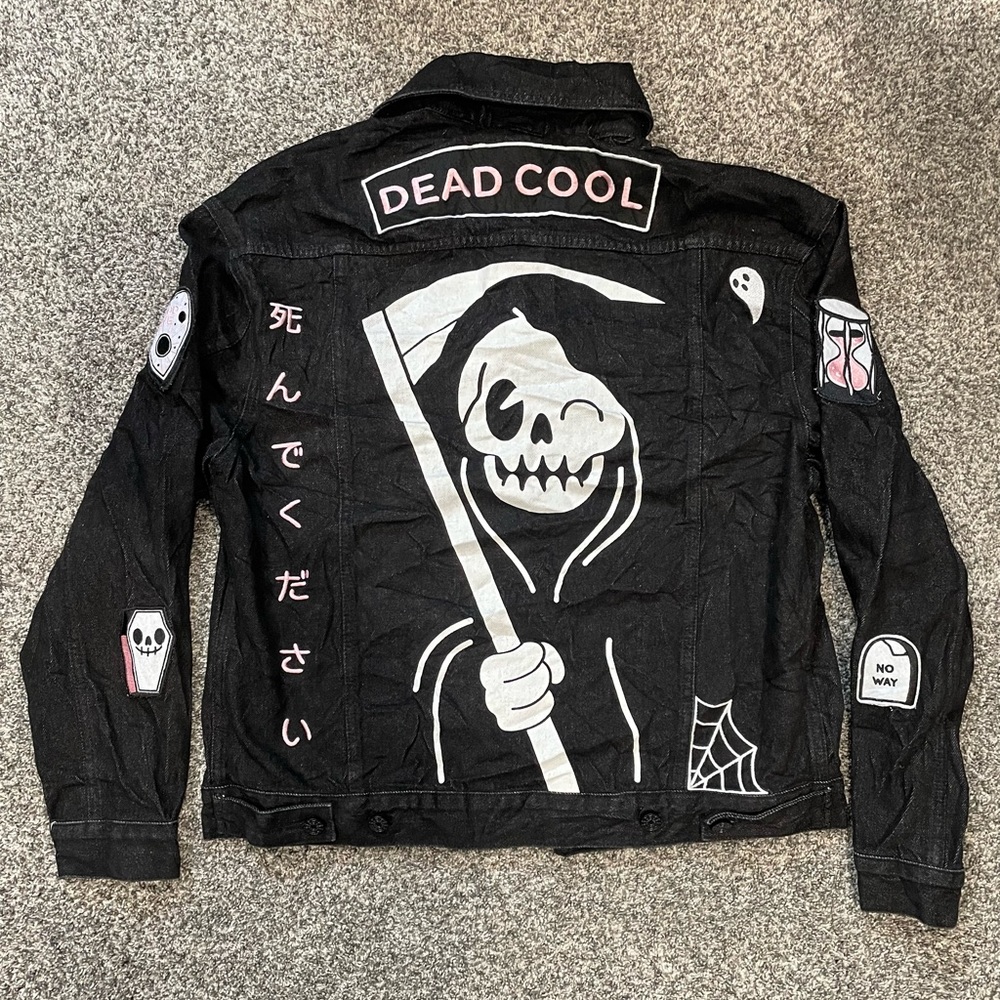 Dead Cool Black Graphic Jacket